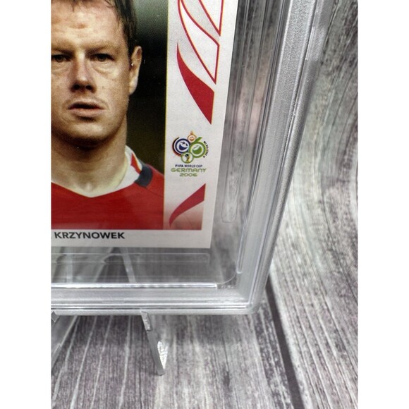 2006 PANINI WORLD CUP GERMANY STICKER #64 JACEK KRZYNOWEK PSA 6 Ex-nm Poland - Picture 8 of 10